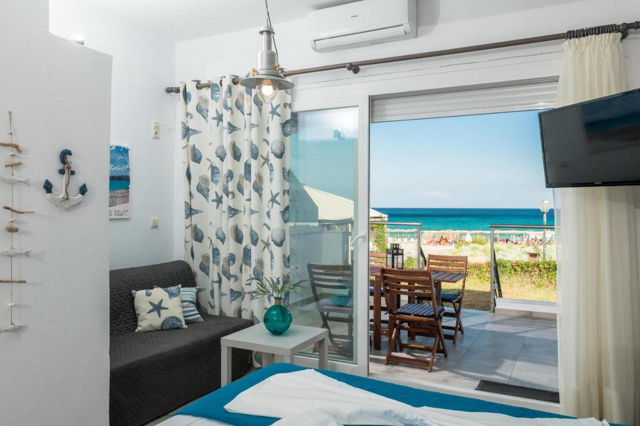 Artemis Beach Apartments Chrisi Ammoudia Exterior foto