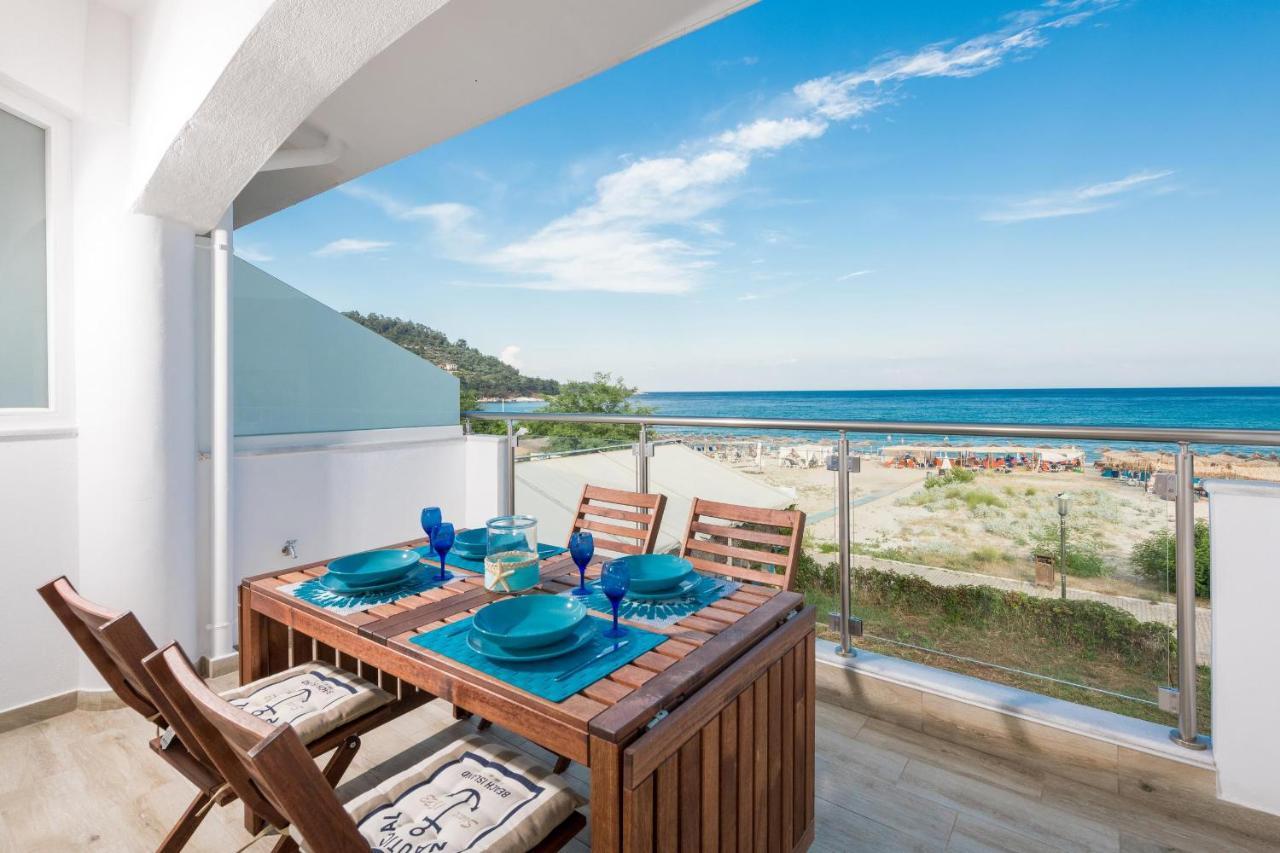 Artemis Beach Apartments Chrisi Ammoudia Exterior foto