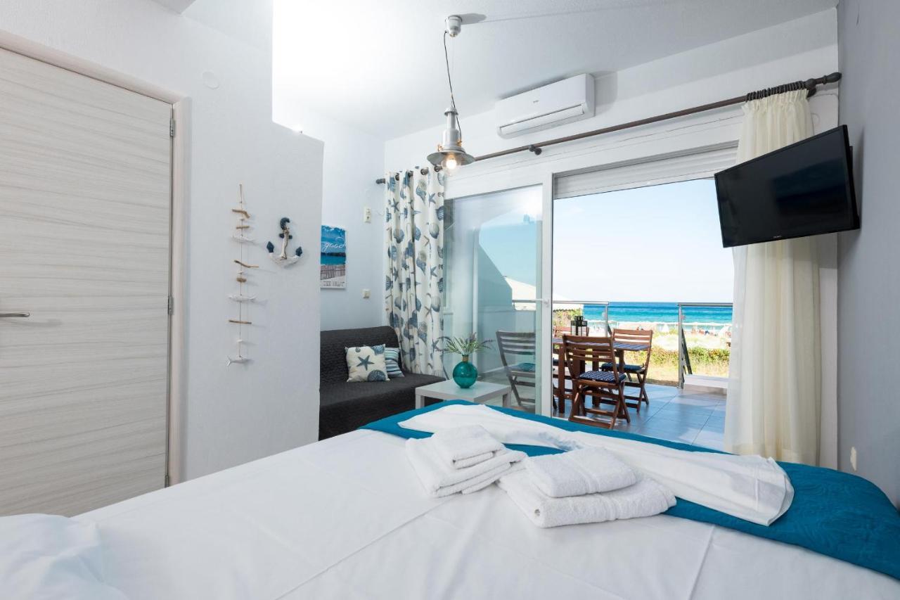 Artemis Beach Apartments Chrisi Ammoudia Exterior foto