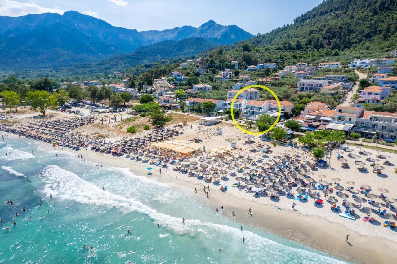 Artemis Beach Apartments Chrisi Ammoudia Exterior foto