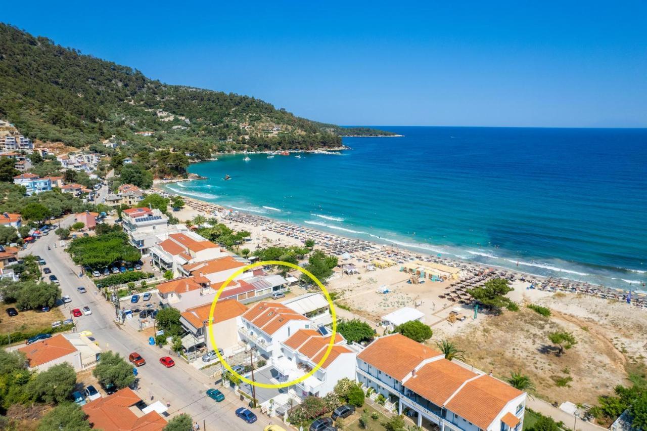 Artemis Beach Apartments Chrisi Ammoudia Exterior foto