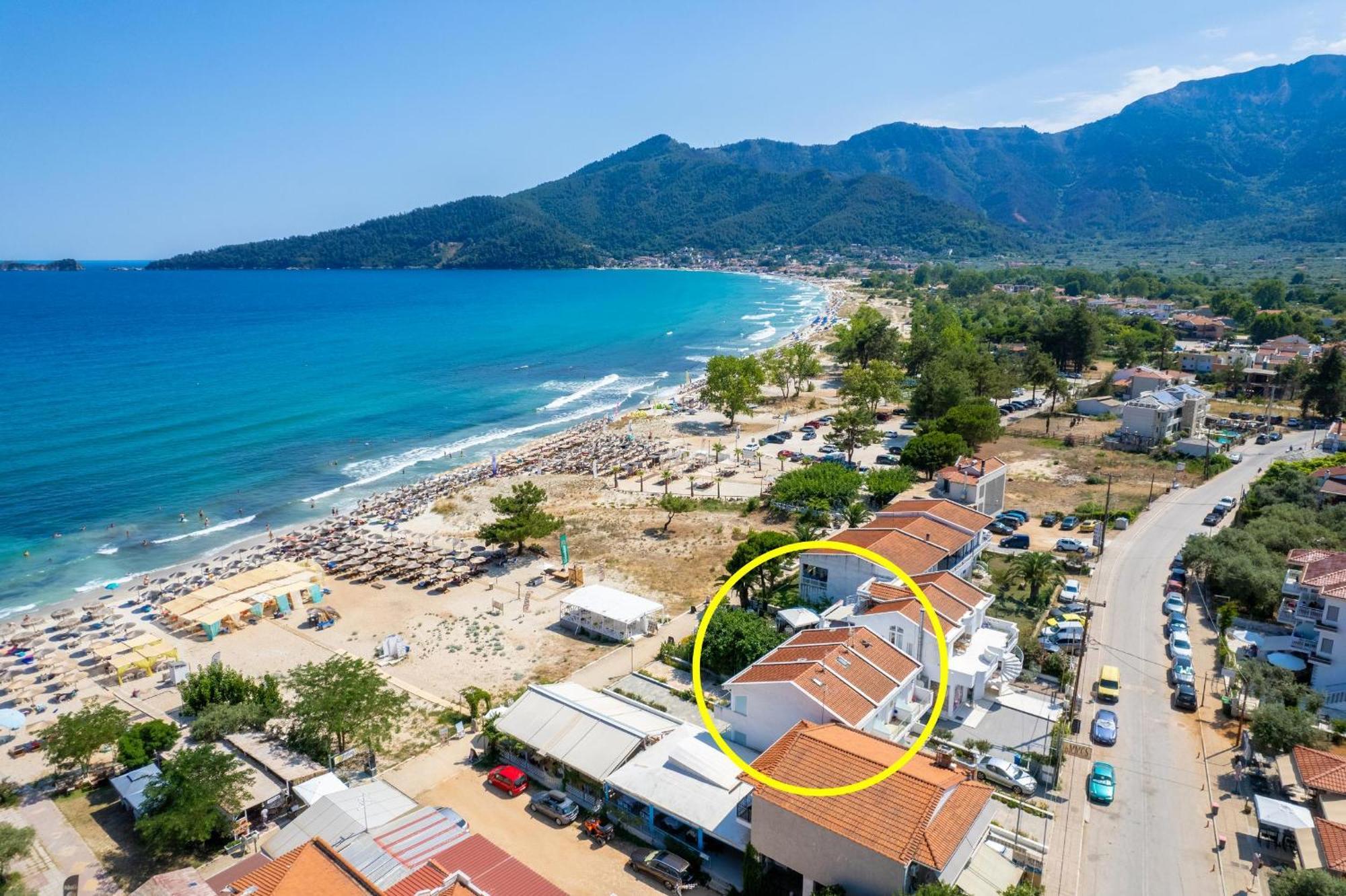 Artemis Beach Apartments Chrisi Ammoudia Exterior foto