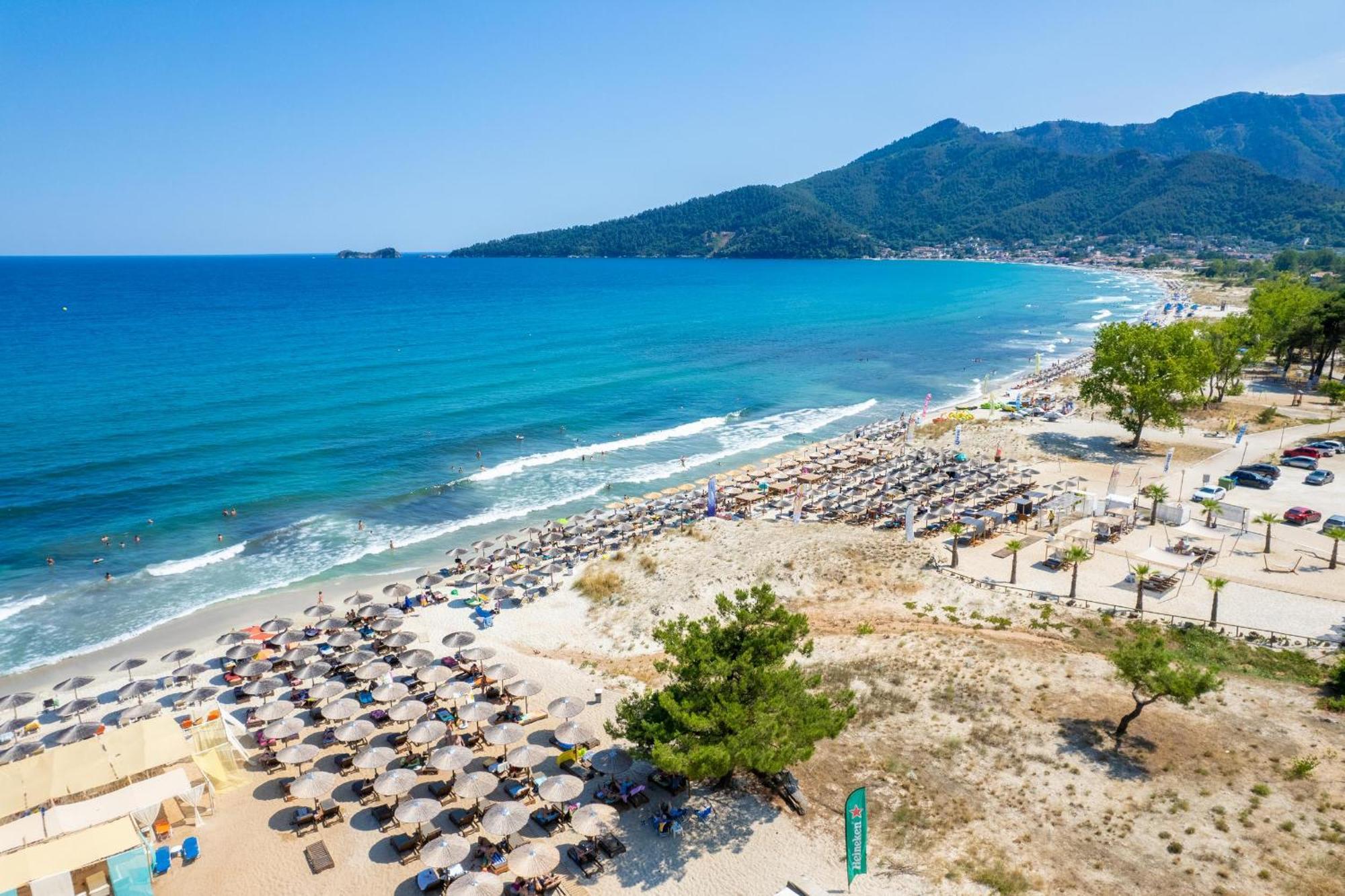 Artemis Beach Apartments Chrisi Ammoudia Exterior foto