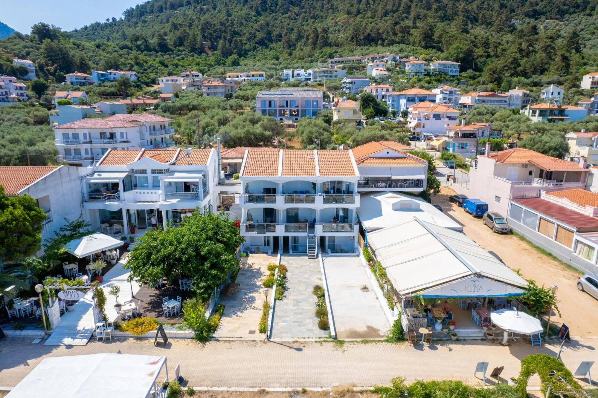 Artemis Beach Apartments Chrisi Ammoudia Exterior foto