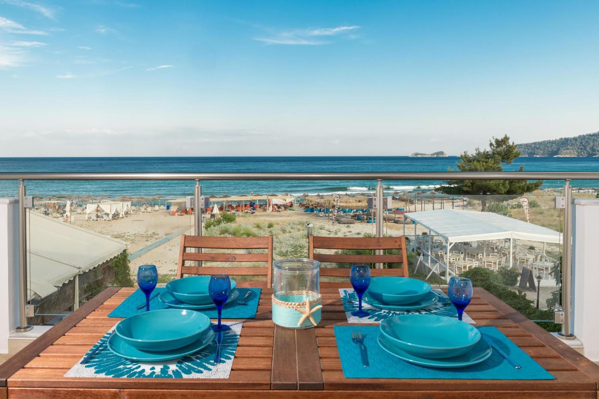 Artemis Beach Apartments Chrisi Ammoudia Exterior foto